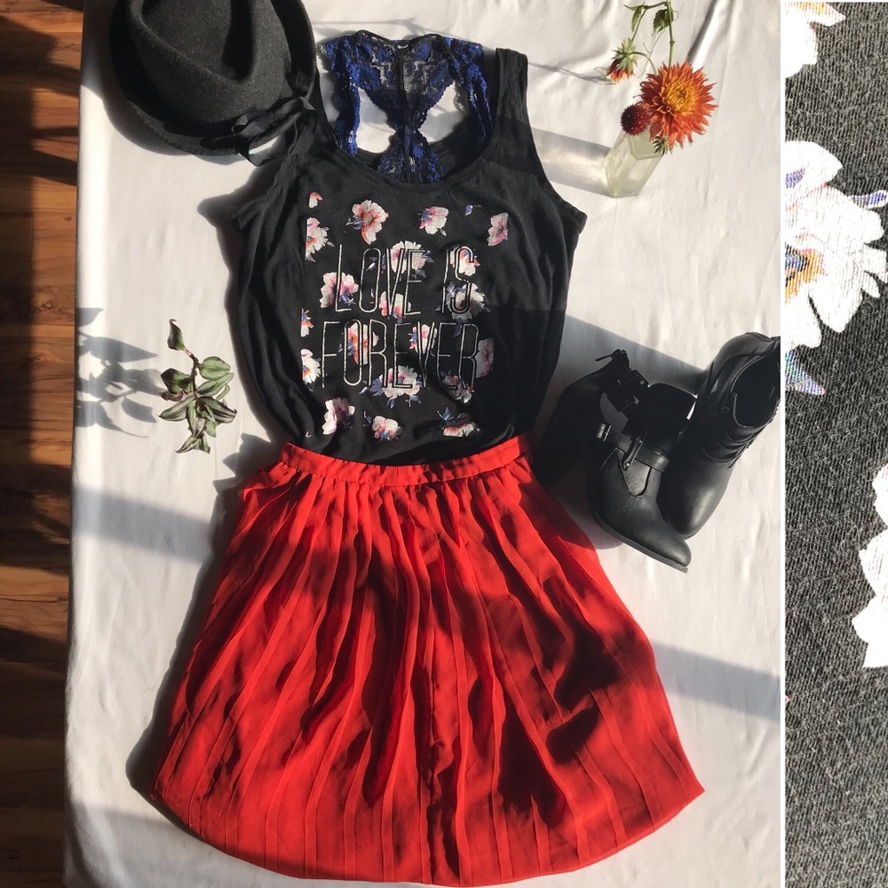 Floral patterned tank top